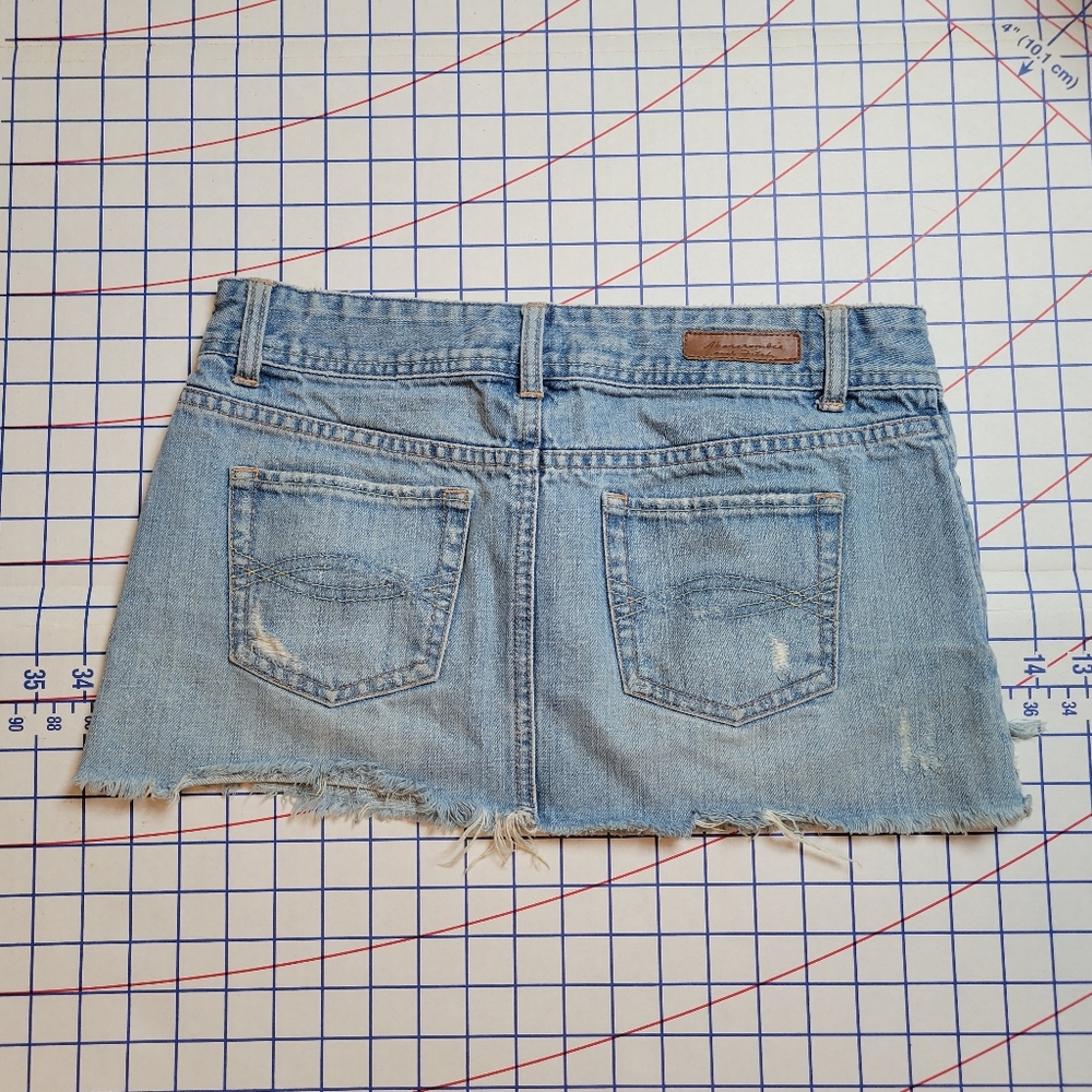 Abercrombie & Fitch Blue Mini Skirt